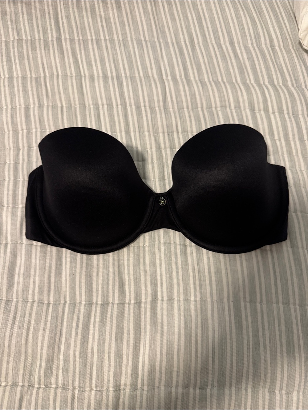 Strapless Black Bra - Victorias Secret